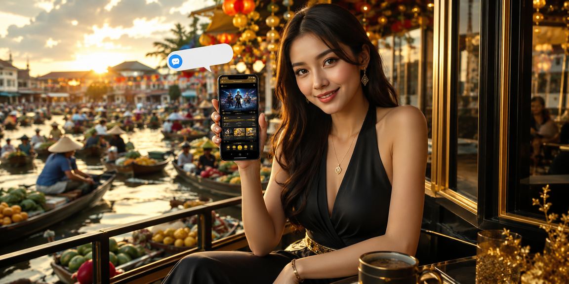 Người dùng tại Cần Thơ xem esports trên điện thoại trong quán cà phê
