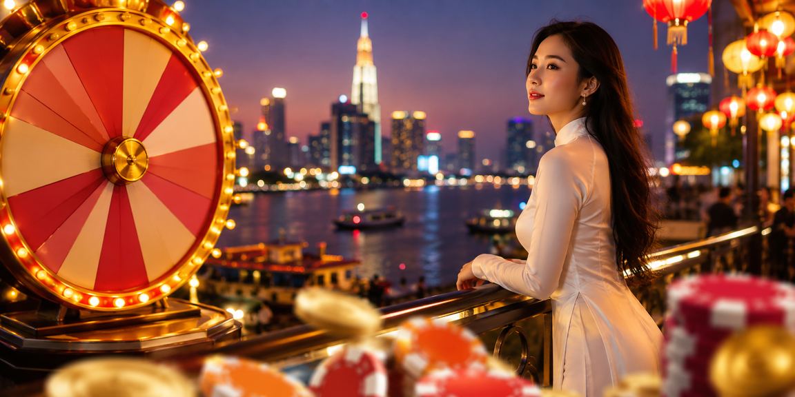 Hình ảnh giải trí casino Việt Nam minh họa danh mục slots và live casino tại 1950